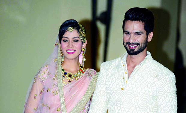 Newly wed: Mira and Shahid Kapoor Newly wed: Mira and Shahid Kapoor